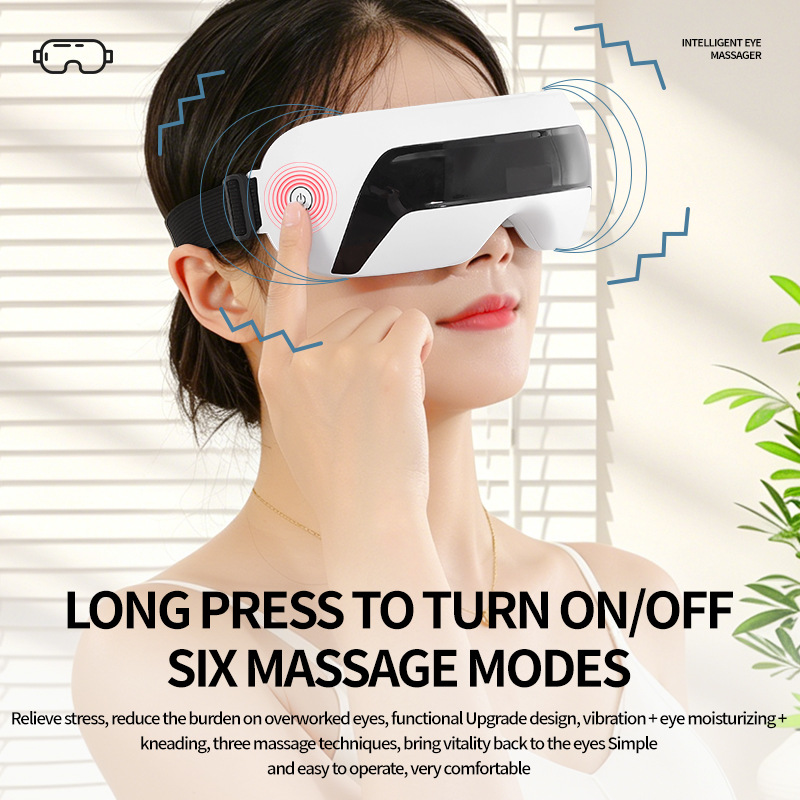Rechargeable Eye Massager, Home Eye Protection Device, Magnetic Vibration Eye Massage Device