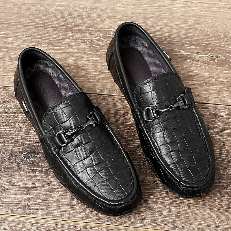 1053 мужская обувь, повседневная обувь для вождения Tods, весенние кожаные туфли на плоской подошве с тиснением и низким верхом