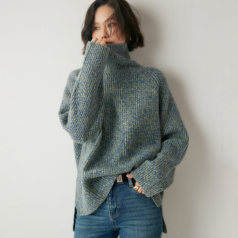 Demi-season knitted comfortable soft long-sleeve