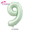 Green digital balloon, spring matcha, decorations suitable for photo sessions, new collection, 40inch