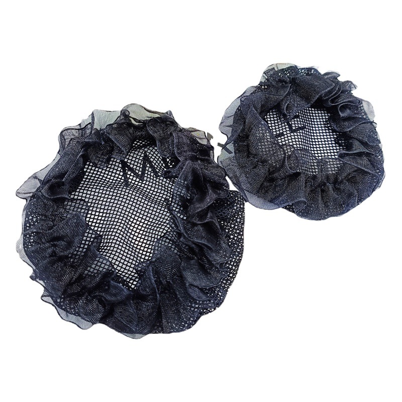 Dance Grade Examination Fine Net Pocket Professional Flower Hair Net Children's Ballet Lace Stewardess Reel Hair Springy Net Hair Accessories