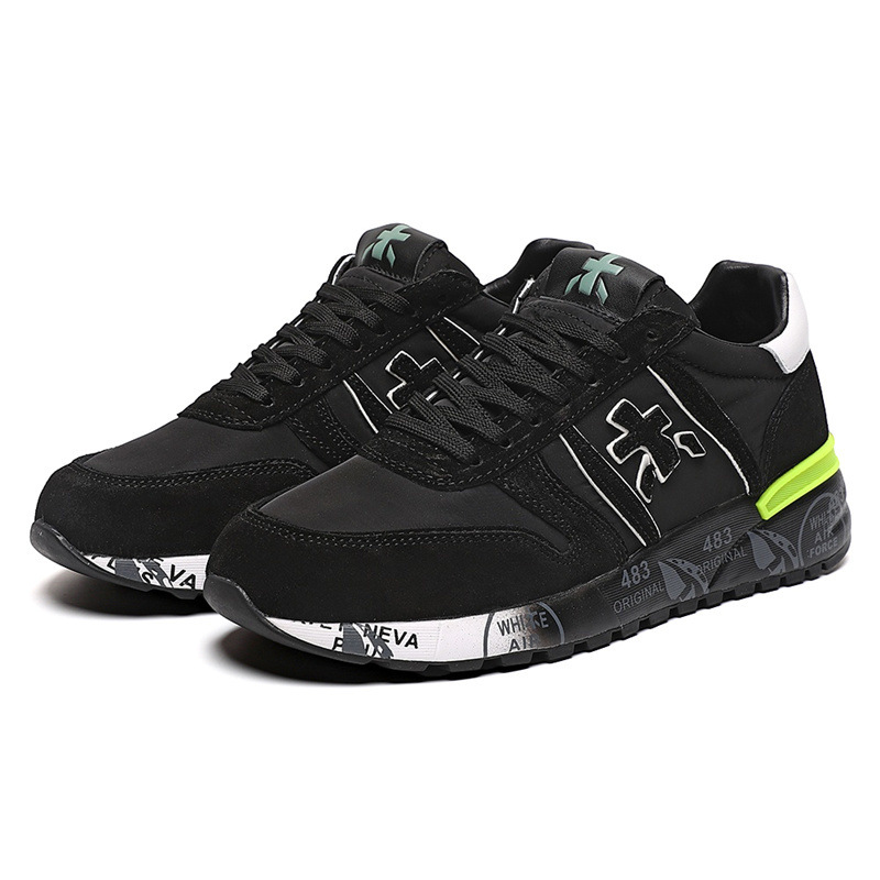 Comercio exterior transfronterizo nuevos zapatos masculinos premium, suela gruesa transpirable, zapatos deportivos casuales de cuero anti-pelú.