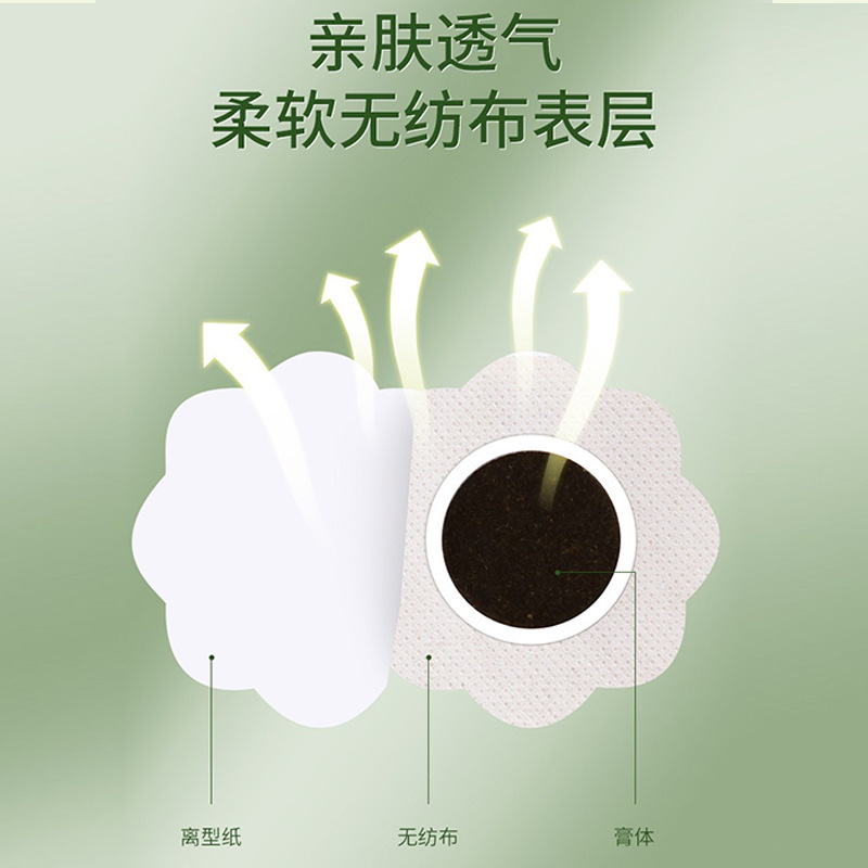 党参香附脹満パッチ、植物性おへそパッチ、灸膏パッチ、家庭用乳幼児の食滞・排気・胃腸パッチ、卸売|undefined