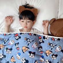 批發兒童棉被子寶寶雙層綢棉幼兒園午睡四季涼被幼兒蓋毯被空調被