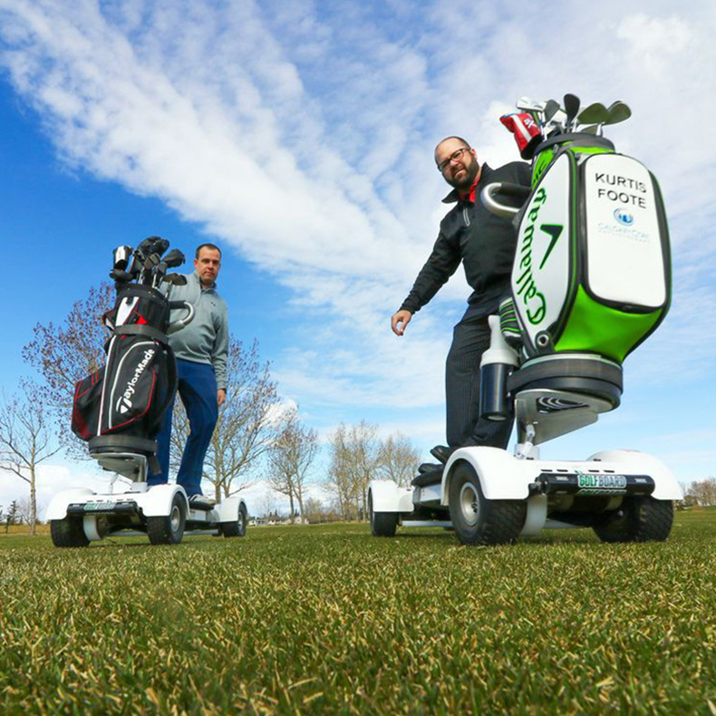 Retuol Four-Wheel Electric Golf Cart Foldable Golfing Artifact Course Mobility Vehicle Can Be Exported Cross-Border