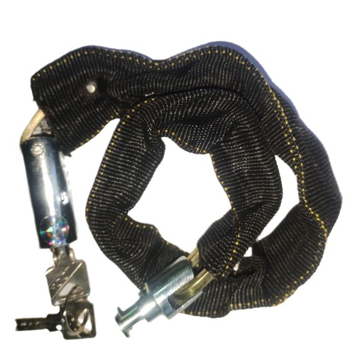 Bicycle lock, anti-theft chain lock, electric bike lock, mountain bike lock, portable thickened and extended chain lock door