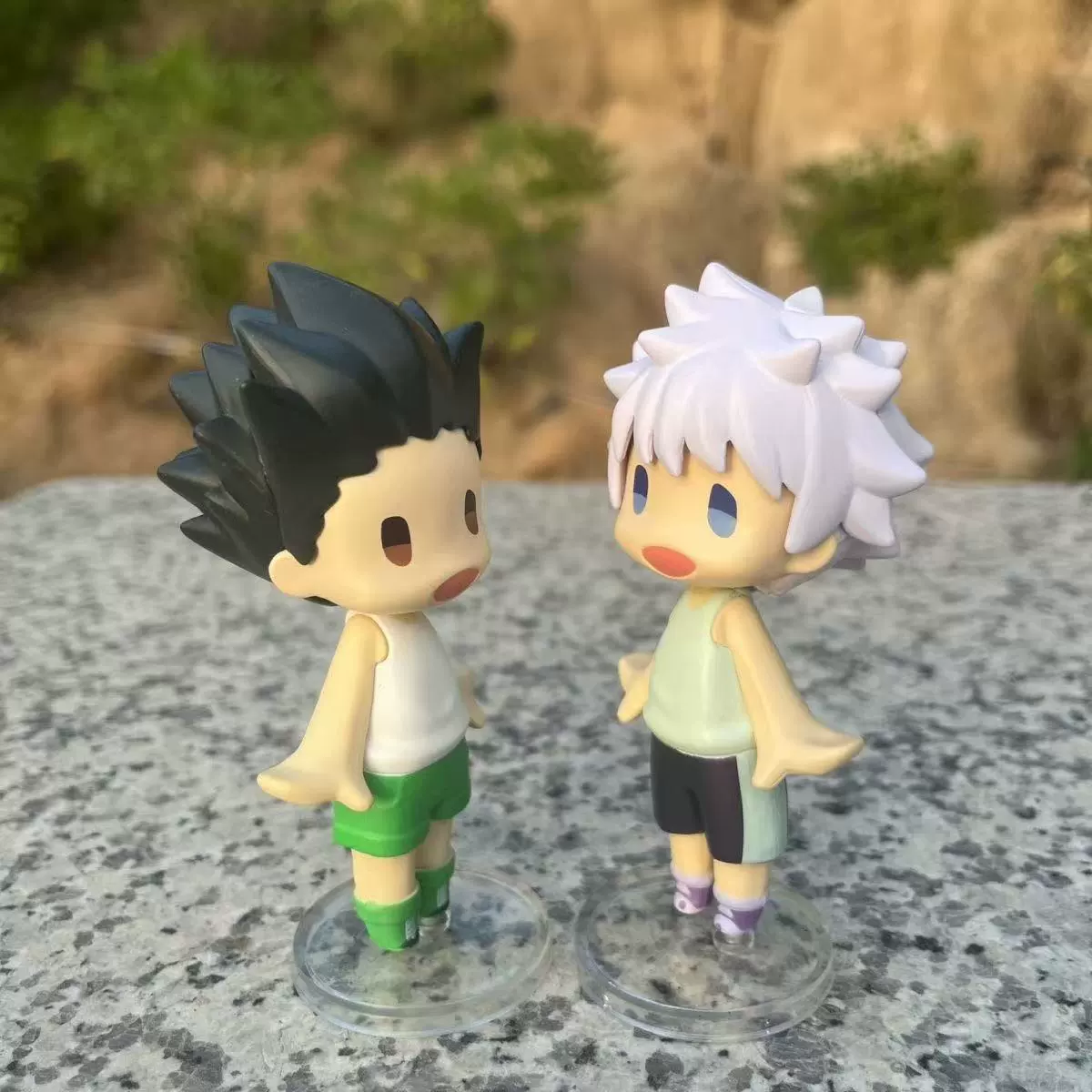 Китайский Full-time Hunter Doudou Eye Series Killua Gon версия Q кукла-фигура модель коробка украшение