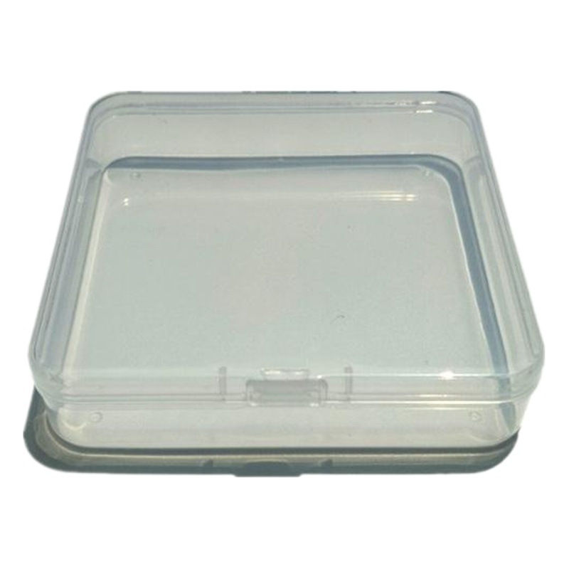 Cubierto cuadrado transparente de plástico PP caja comestible caramelo papel de arroz glutinoso caja de embalaje bebé mordedor caja de juguete