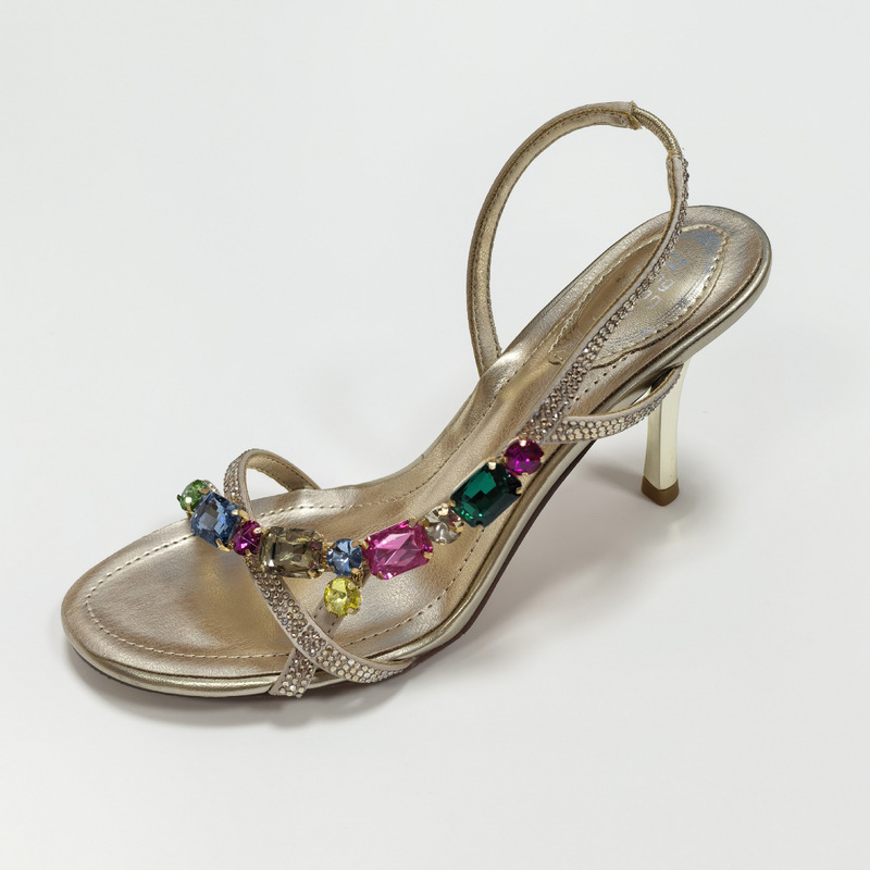 2026 Summer New Style French-Style Colorful Gemstone Rhinestone One-Strap Sandals for Women, Thin-Heeled High Heels, Fashionable Women's Shoes 2026 Summer New Style French-Style Colorful Gemstone Rhinestone One-Strap Sandals for Women, Thin-Heeled High Heels, Fashionable Women's Shoes