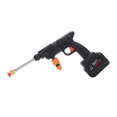 High-Pressure Water Gun for Car Washing, Lithium Battery Electric Automatic Water-Absorbing Spray Gun, Car Washing Pump, Car Washing Machine, High Power (High pressure car wash water gun) - 1