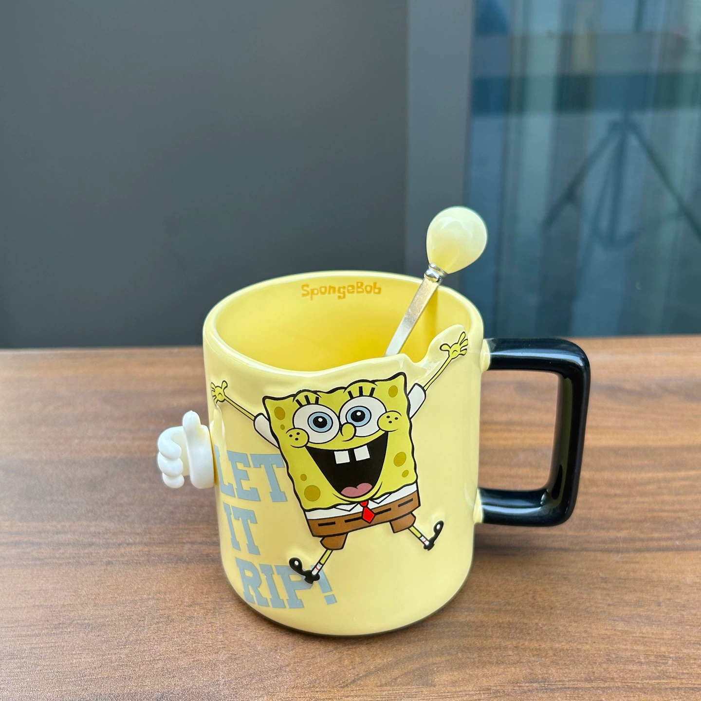 Чаша с SpongeBob SquarePants коллаборативная 520 праздничный подарок лучшему другу и девушке практичный креативный торт подарок коробка кружка