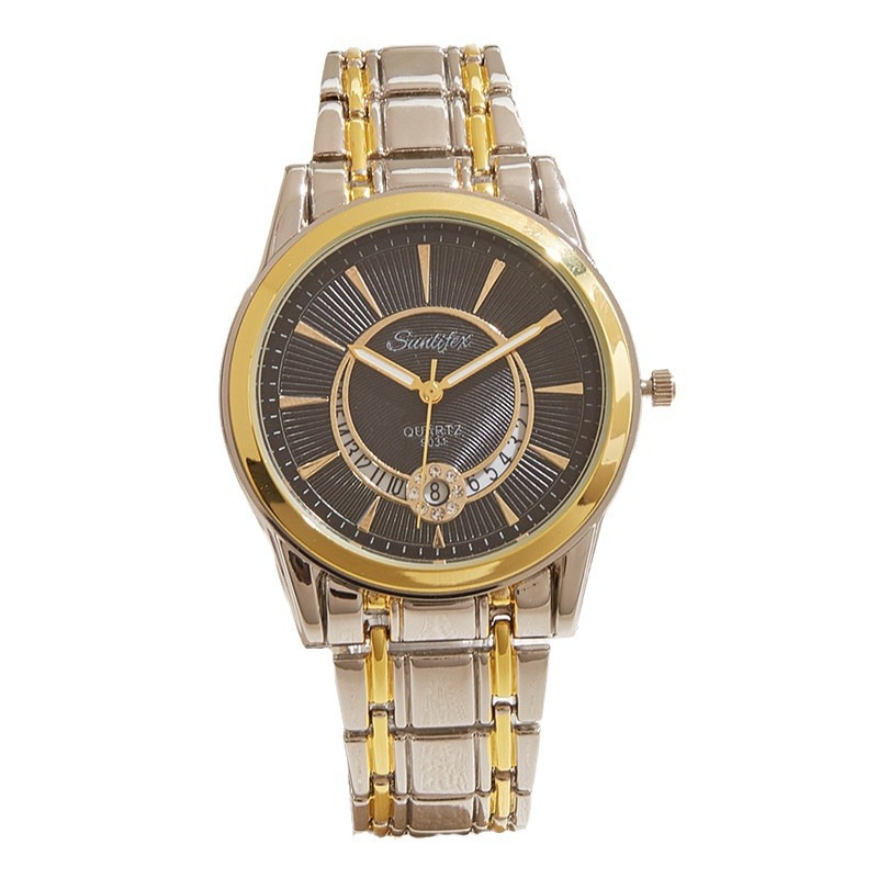 Marca multi-funcional reloj de los hombres al por mayor correa de acero negocio impermeable luminoso reloj de cuarzo de los hombres reloj no mecánico reloj de los hombres