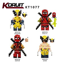 KT1077积木XP572-575拼装积木人仔儿童玩具玩具袋装