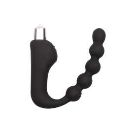 C型前列腺高潮按摩器G点后庭震动拉珠肛塞同志用品成人情趣性器具