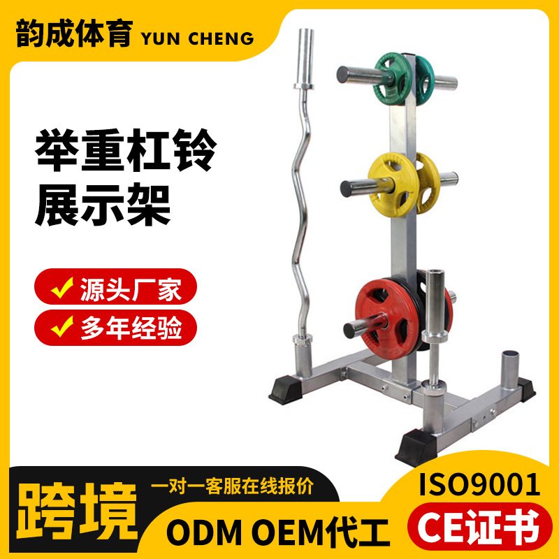 Weightlifting Barbell Set for Men and Women Squat Fitness Equipment Gym Indoor Large Hole Display Stand Multi-Function