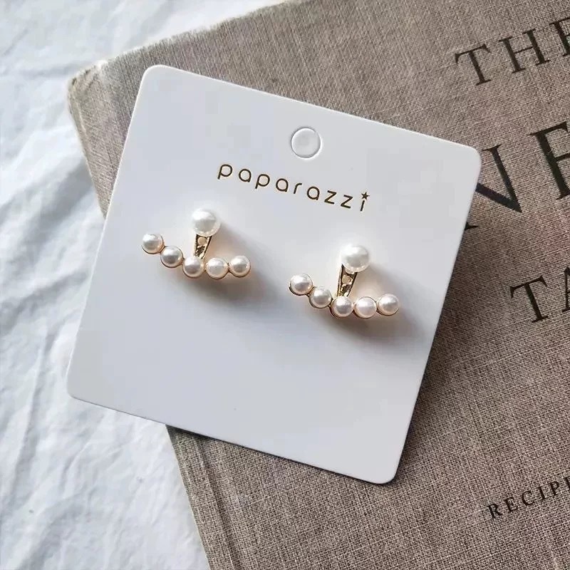 Artificial Pearls, Artificial Diamond Inlay Material Drop Earrings, Ear Studs Classification 1 Pair Quantity Sweet Flower Alloy Enamel Inlay Artificial Pearls Artificial Diamond Women's Drop Earrings Ear Studs