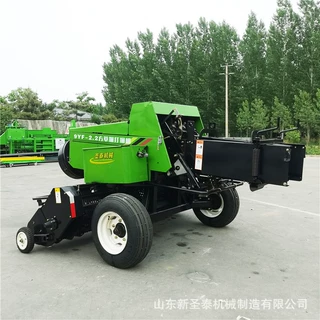 牵引式秸秆方包机 自动化捡拾打捆机视频 小麦秸秆捡拾打捆机