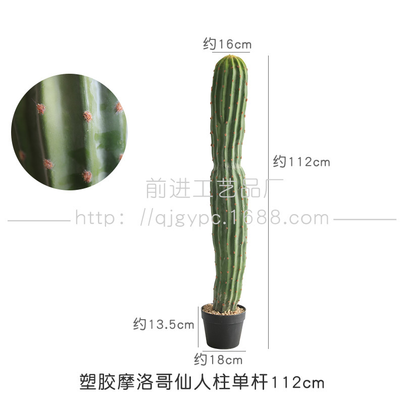 Gran Cactus Internet celebridad B & B paisaje decoración arena planta simulación Marruecos cactus columna gran bola de cactus image 10