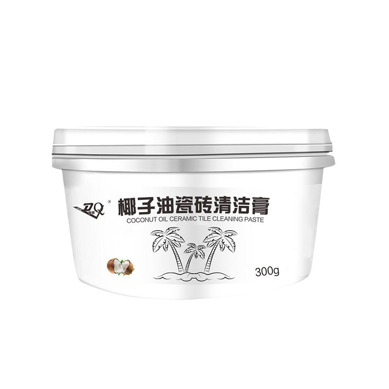椰子油瓷砖清洁膏浴室卫生间瓷砖抛光去污水垢清洁剂祛垢去黄神器|undefined