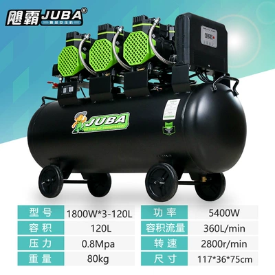 Air Pump High-pressure Air Pump – Hava kompressorları - oil-free-1800w3-120l-with-3-solenoid-valves