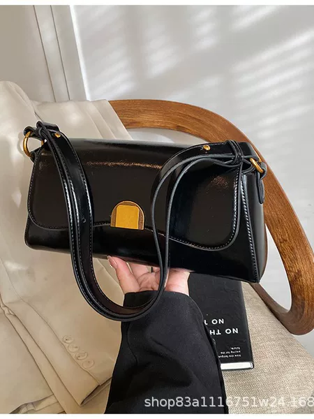 Foreign Single Accessible Luxury Small Square Bag 2025 Spring New Style Single Shoulder Crossbody Bag Retro Trendy Armpit Women's Free Shipping