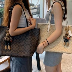 Koujia city33 トートバッグ 大容量 老眼 ショッピングバッグ おしゃれ 多用途 ショルダー 脇バッグ ハンドバッグ レディースバッグ