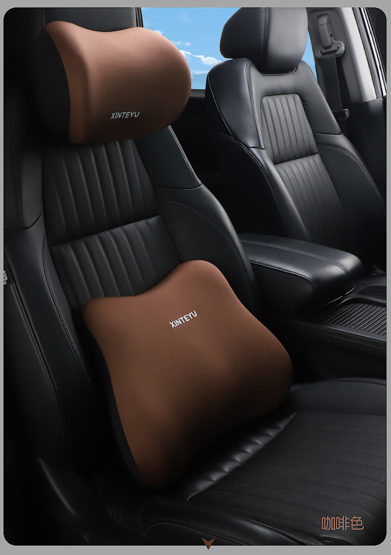 Car Lumbar Support Car Driving Headrest Seat Backrest Car Cushion Driving Lumbar Support Waist Support Pillow Lumbar Support