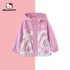 HelloKitty秋季新款女童装时尚卡通外套中大童上衣AC5328MK448