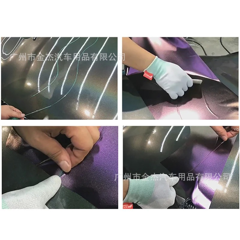 Cross-Border Car Body Color Change Film, Traceless Cutting Film Line, Automotive Tool, Curved Cutting Film Line, Car Wrap Film