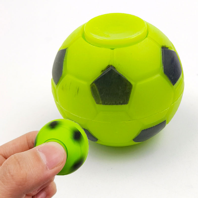 Cross-border finger football gyroscope children's rotating fingertip gyroscope decompression gashapon creative interactive promotion decompression toy
