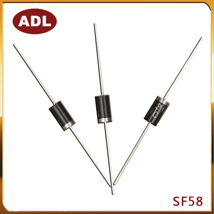 奥德利 SF58直插 DO-27 5A 600V SF58G 特快恢复二极管 厂家直销