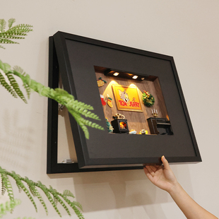 Cat and Mouse Electric Watch Box Shade Painting Distribution Box Decorative Painting Electric Switch Weak Current Box Mural Switch Box Shade Ugly Hanging Painting