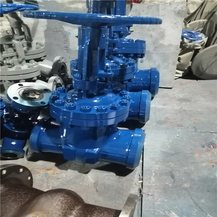 WC6铸造铬钼钢焊接闸阀 Z61Y-64I Z561Y-64I 高温高压铬钼钢闸阀