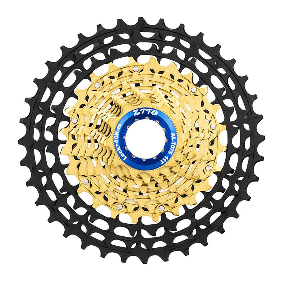 ZTTO Alta eficiencia y peso ligero 12 velocidades 28-36T volante de bicicleta de carretera todo en uno volante hueco de color todo en uno