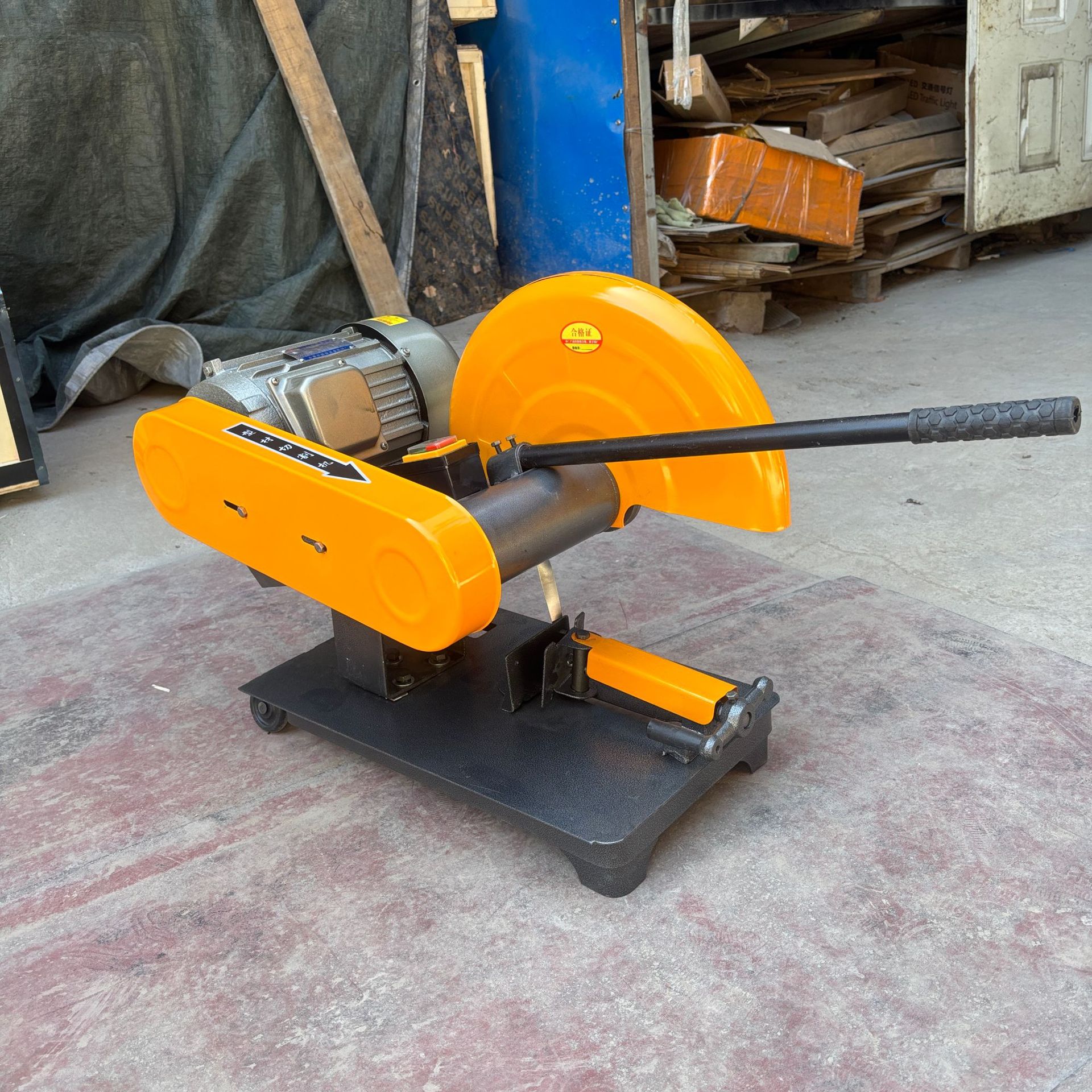 铝型材切割机J2GB-400型材切割机异型钢管切割机45度角切割机