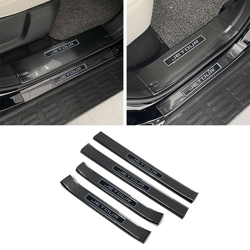 Suitable for 25 Jetour T1 Shanhai Threshold Strips Modified Welcome Pedal Trunk Rear Guard Tailgate Protection