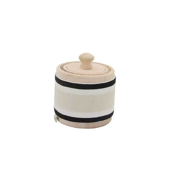 A wooden smokeless hanging moxibustion jar (with straps)