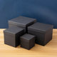 Black square heaven and earth cover large packaging box manufacturers spot wholesale eternity flower jewelry gift gift box