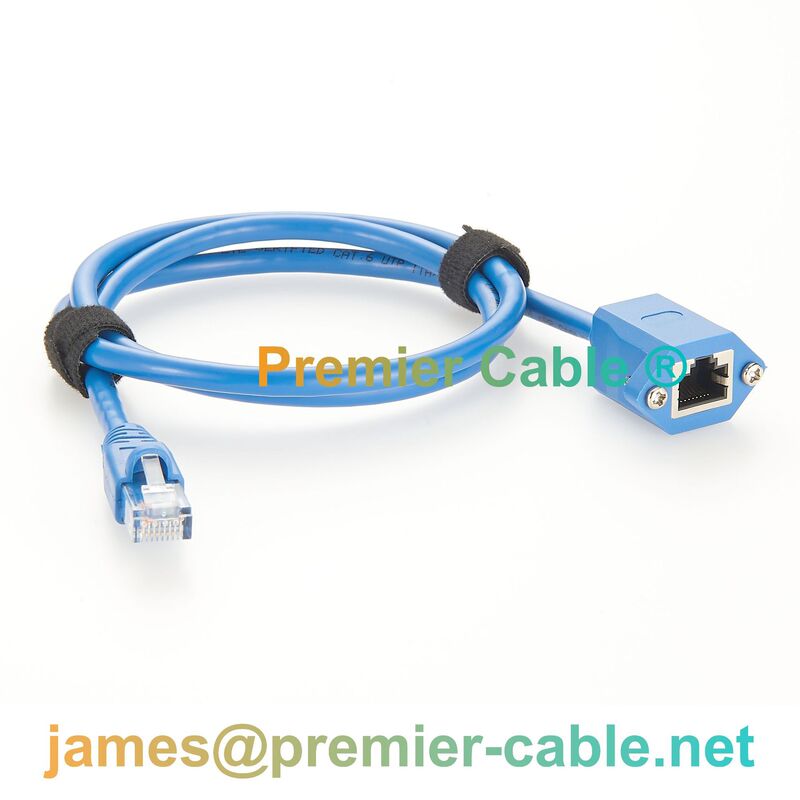 Cat6 Panel-Mounted Network Extension Cable Rj45 Interface Supports Gigabit Ethernet Home Network Wiring