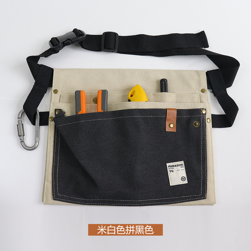 Lona gruesa beige y negra yb010