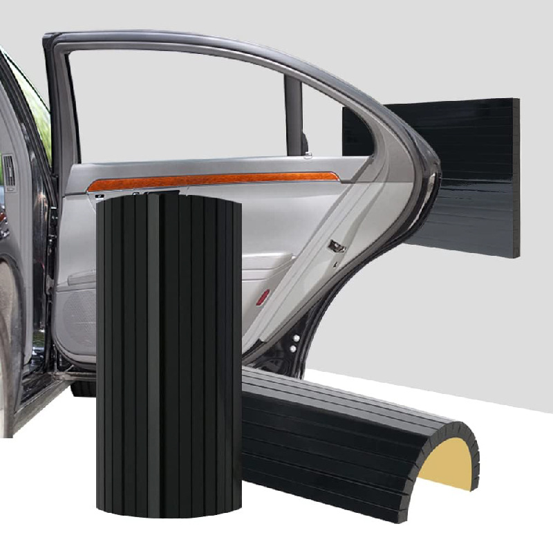 防撞泡棉护角EVA全黑色车门反光防撞减震海绵车库汽车缓冲保护块