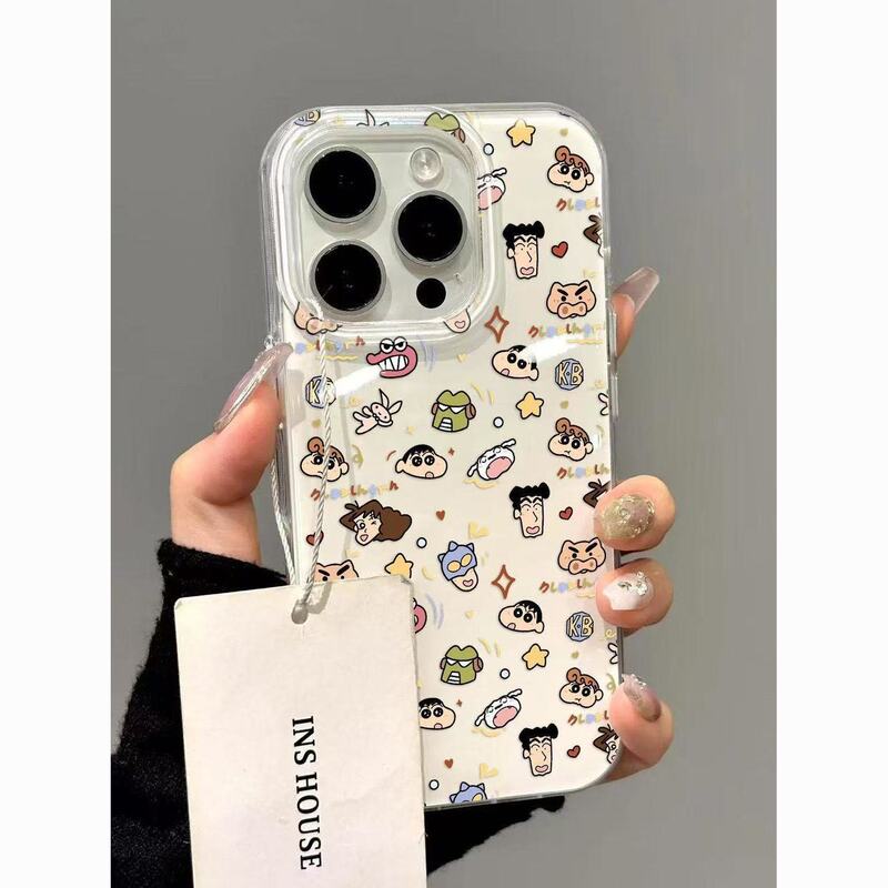 Crayon Shin-Chan Avatar Iphone16/17Promax Phone Case Air Suitable for Apple 15 White Background Imd14/13 Crayon Shin-Chan Avatar Iphone16/17Promax Phone Case Air Suitable for Apple 15 White Background Imd14/13