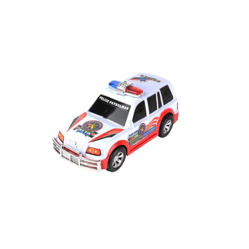 흰색 오프로드 경찰차