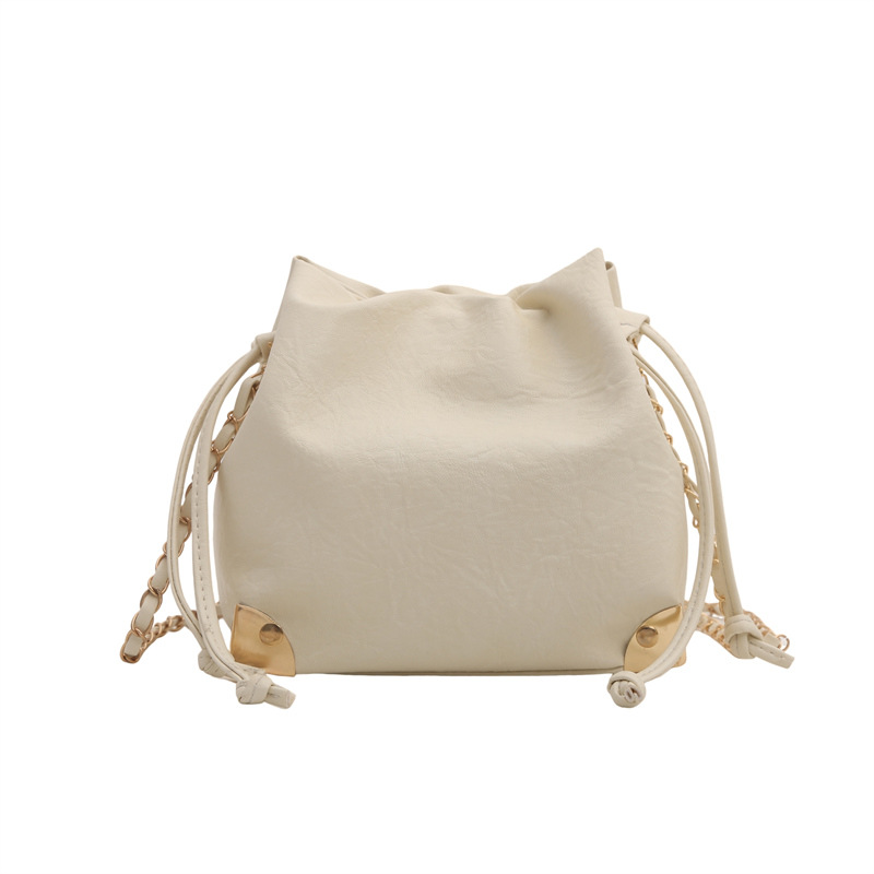 High-end 2024, bolsas de mochila versátiles este año, bolsas de balde populares, bolsas de balde de cadenas de extracción, nuevas mujeres