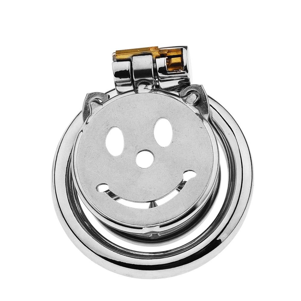Men’s Stainless Steel Birdcage Chastity Cage with Lock, Manual Restraint Device — detail image 13