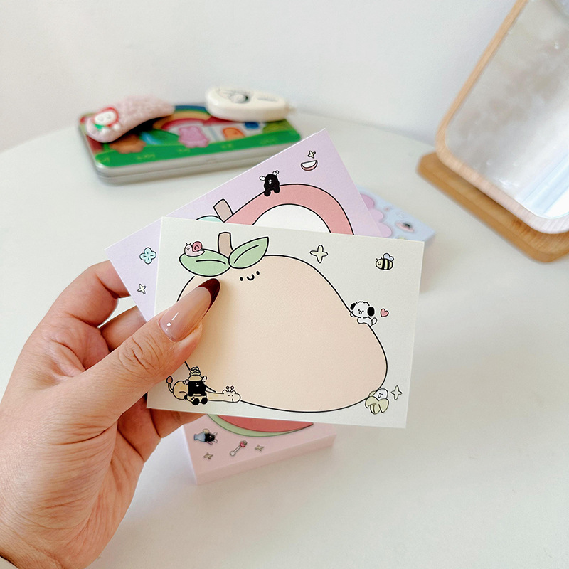 1 Piece Cartoon Fruit Learning School Paper Cute Sweet Sticky Note display picture 11