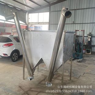Large Inclination Angle Carbon Steel Pipe Lifter Large Diameter Loading Conveyor Single Screw Conveyor Loading Machine