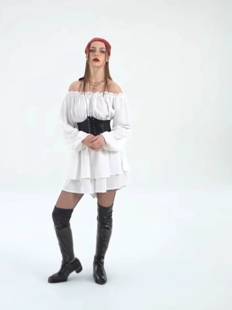 Длинный рукав для отдыха, комбинезон, пояс, (跨境 торговля), Amazon, французский стиль