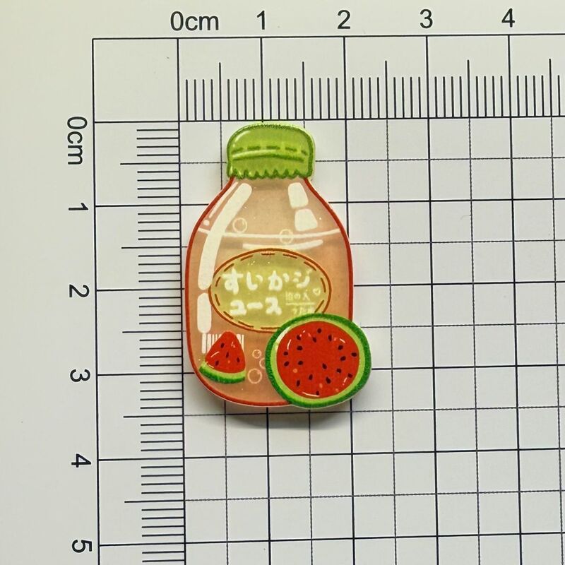亚克力彩色冰淇淋饮料diy手工发夹头绳胸针手机壳冰箱贴贴片批发|undefined