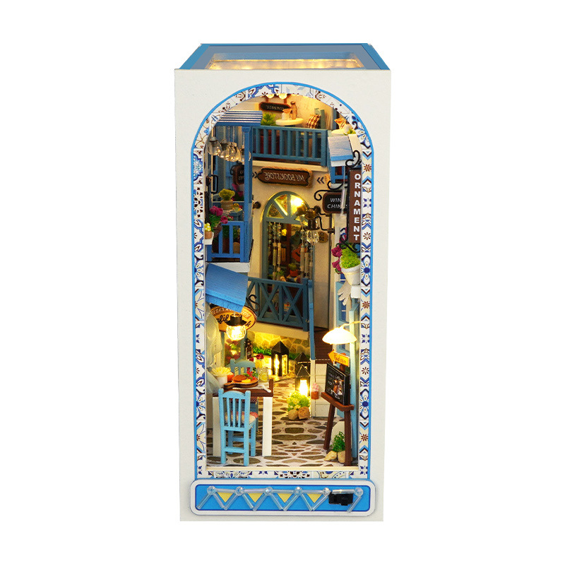 Tianyu Casa de Campo DIY TC18 mar viento tierra montado a mano creativo tridimensional libro modelo decoración rompecabezas regalo